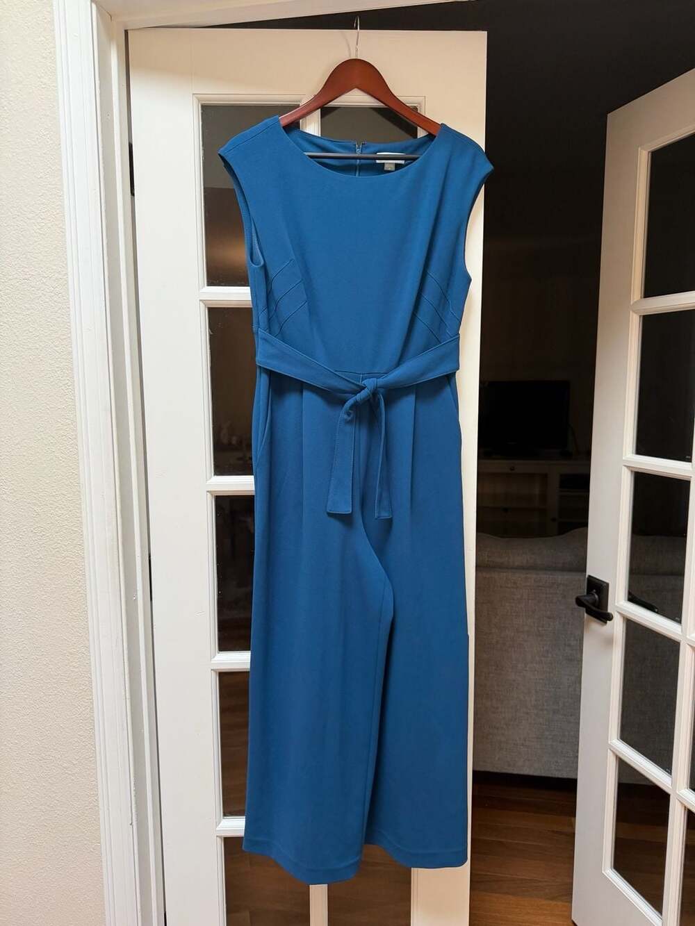 Calvin Klein Sleeveless Wide-Leg Jumpsuit